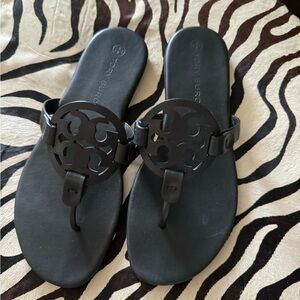 Tory Burch Black Miller Sandals